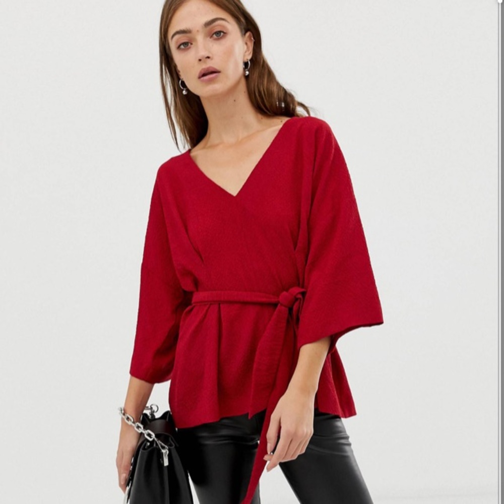 ASOS Tie Waist Top
